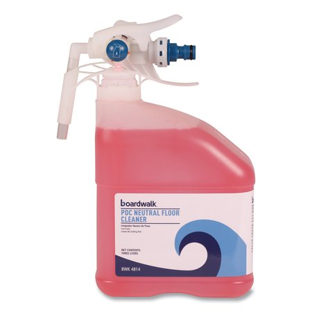 BOARDWALK PDC Neutral Floor Cleaner, Tangy Fruit Scent, 3 Liter Bottle BWK 4814EA